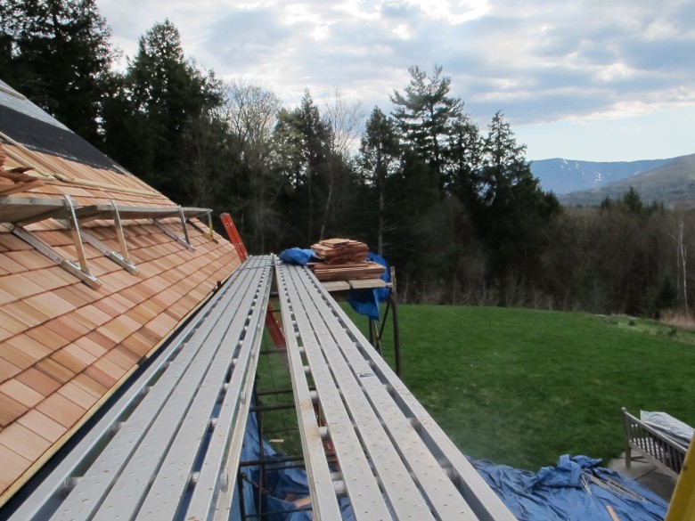 Proper staging is essential for any roofing project
