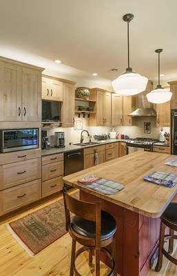 Kitchen in contemporary farmhouse in Middlesex, Vermont