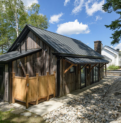 Guest house exterior in Warren, Vermont